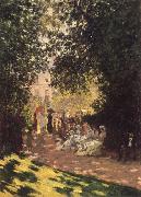 Claude Monet Le Parc Monceau USA oil painting artist